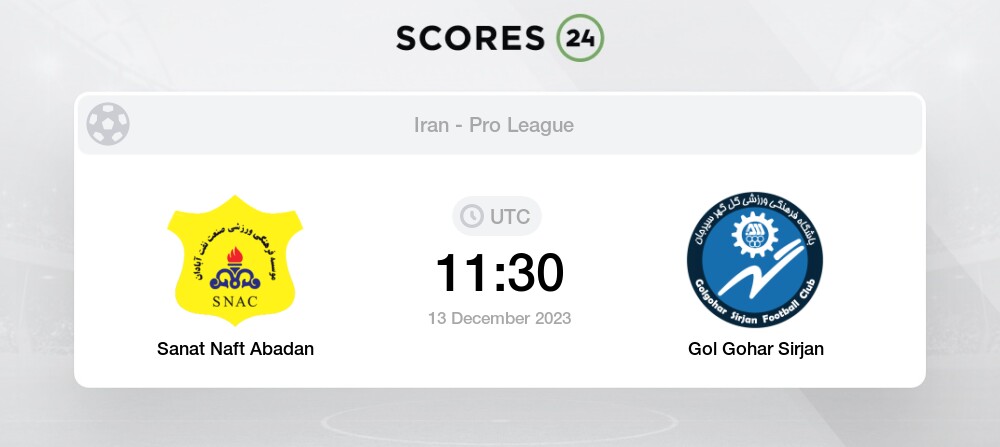 Gol Gohar vs Sepahan (Thursday, 28 December 2023) Predictions and