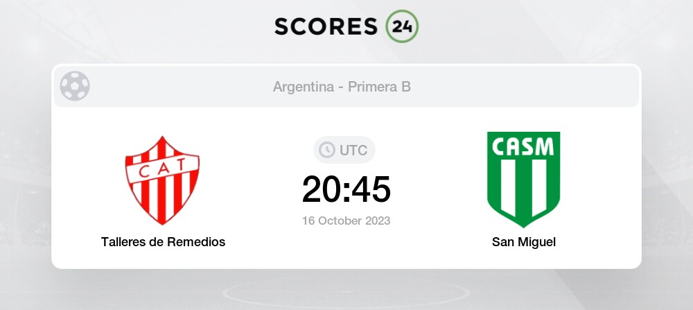 Talleres de Remedios de Escalada vs CS Dock Sud: Live Score