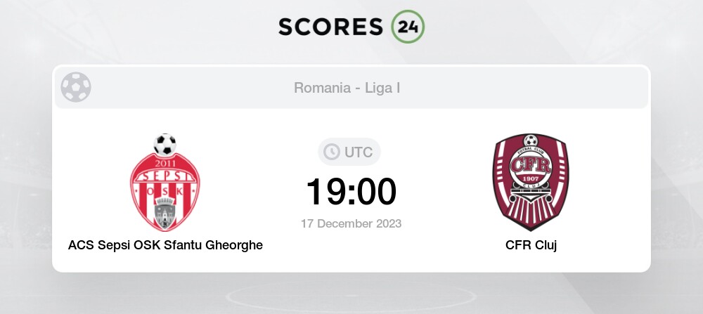 CFR Cluj vs AFC Hermannstadt: Live Score, Stream and H2H results 3