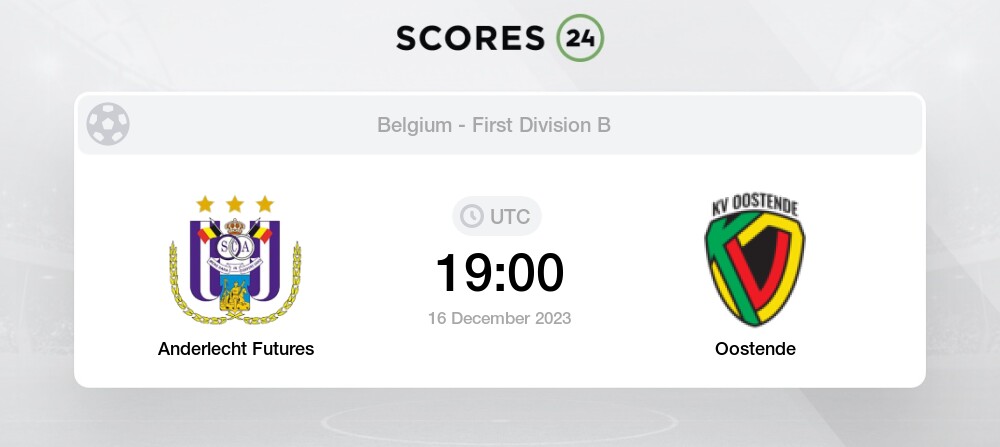 RSC Anderlecht Futures vs KV Oostende (16/12/2023) - King Baudouin Stadium