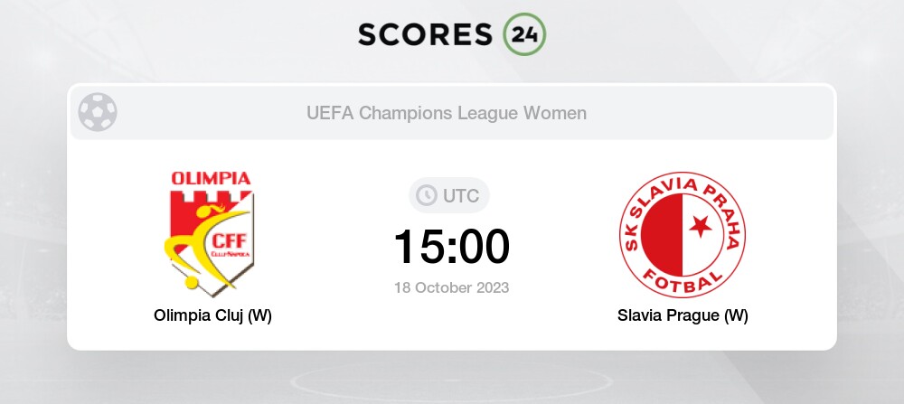 UEFA women's champions league 23/24 /Olimpia Cluj vs Slavia praha 0-3 / 2nd  round / october 18,2023 