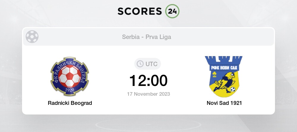 Palpite Radnički Novi Beograd x Novi Sad: 17/11/2023 - 2ª Divisão