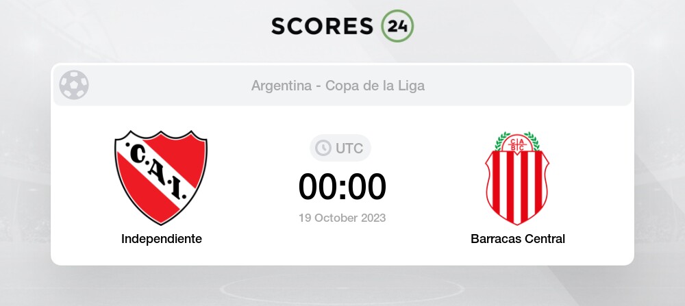 Independiente vs Arsenal de Sarandí live score, H2H and lineups