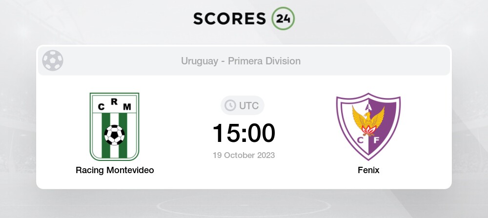 Racing Montevideo 3 vs 1 Fénix por la Primera División de Uruguay