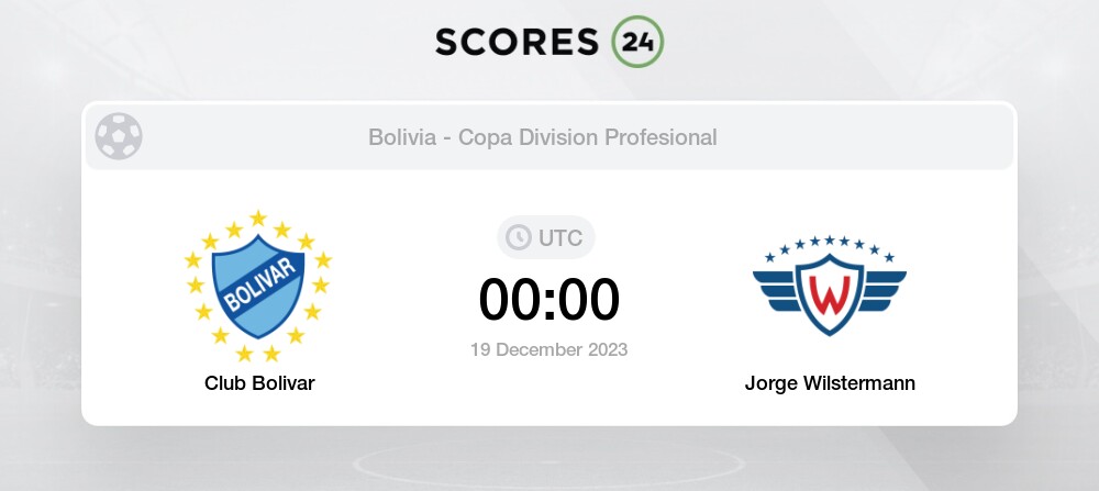 Jogos Bolivar ao vivo, tabela, resultados, Bolívar x Jorge Wilstermann ao  vivo