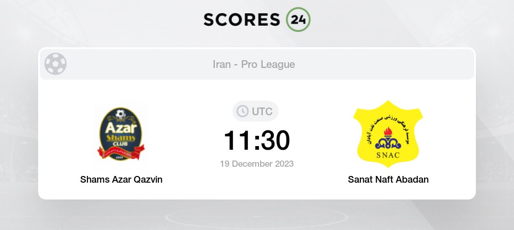 Sanat Naft Abadan vs Meshki Pooshan - live score, predicted lineups and H2H  stats.