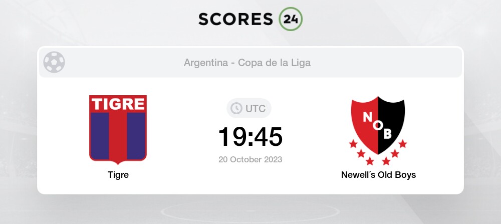 Tigre vs Newells Old Boys H2H 20 oct 2023 Head to Head stats prediction