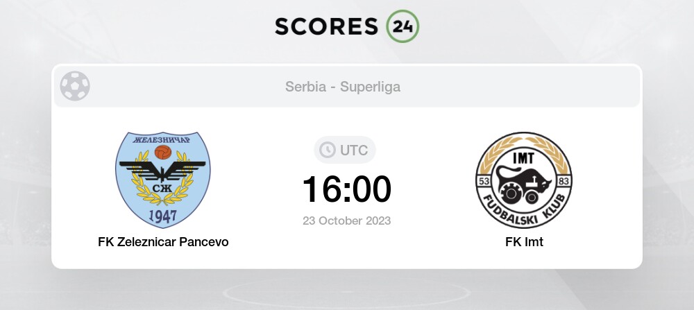 FK Zeleznicar Pancevo vs IMT Novi Belgrade Prediction, Odds & Betting Tips  10/23/2023