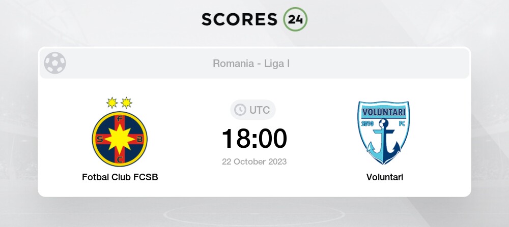 Voluntari x FCSB palpites e previsões - AiScore Football LiveScore