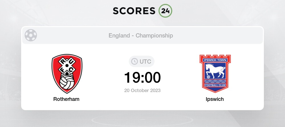 Palpite Rotherham United x Ipswich Town: 20/10/2023 - 2ª Divisão