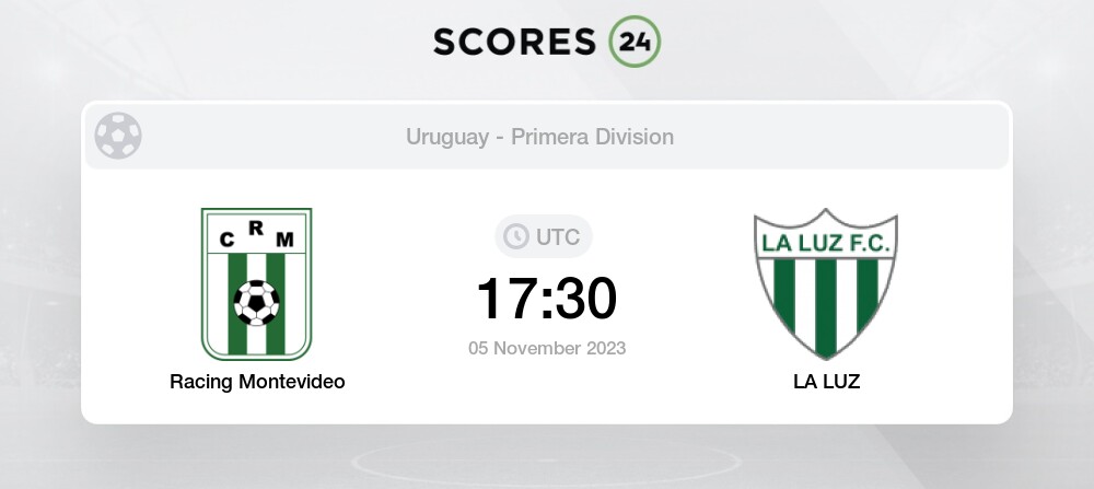 Racing vs LA LUZ 5/11/2023 17:30 Football Events & Result