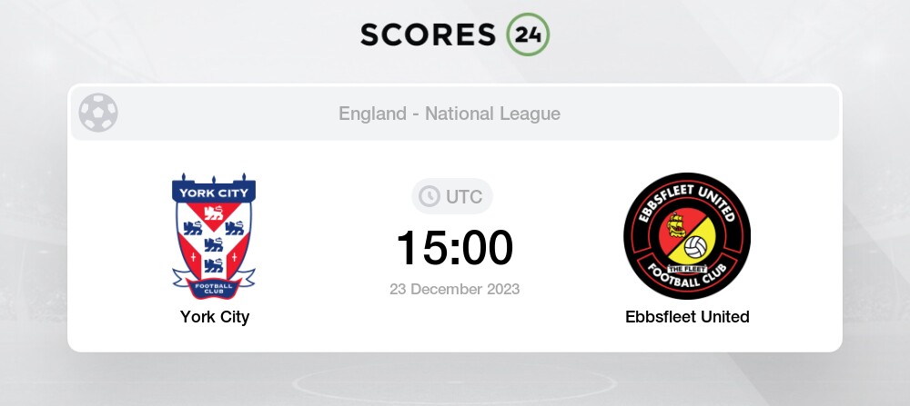 Ebbsfleet United x Aldershot Town 15/08/2023 na Liga Nacional 2023/24, Futebol