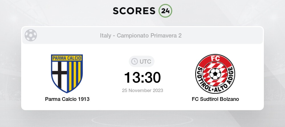 Parma vs Modena livescore 25 Nov 2023 - Live football results 24/7