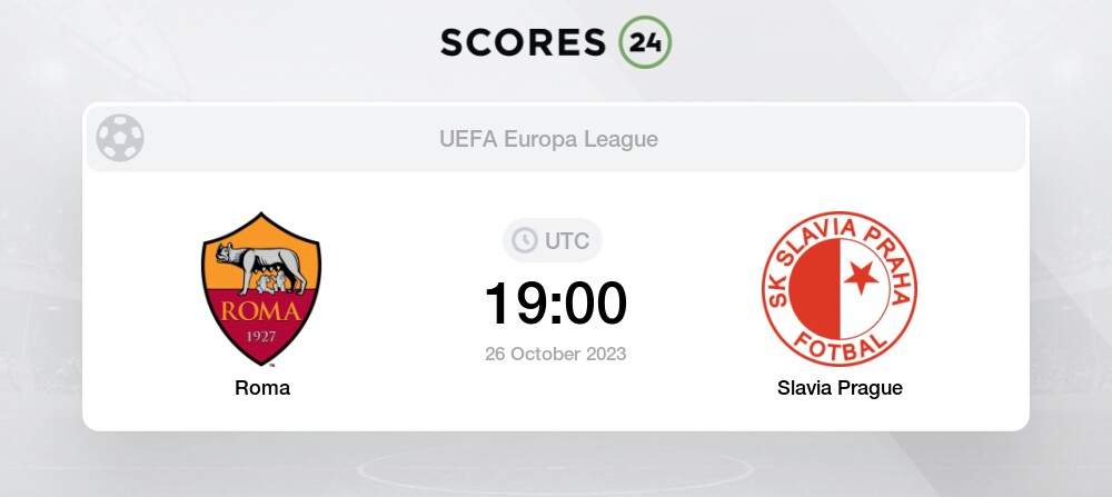 Roma vs Slavia Prague Prediction and Picks today 26 October 2023