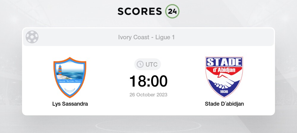 Racing d'Abidjan vs Stella Club d'Adjame» Predictions, Odds, Live Score &  Stats