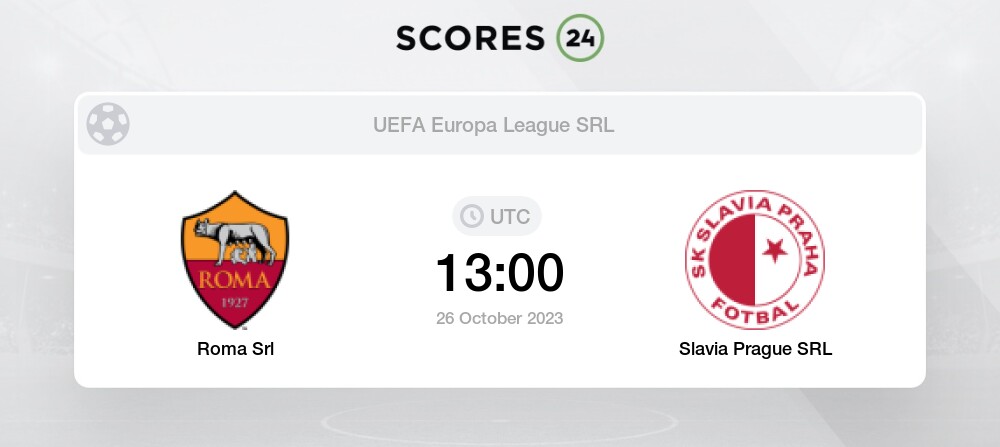 AS ROMA 2 - 0 SK SLAVIA PRAGUE (LIVE MATCH) / LA ROMA