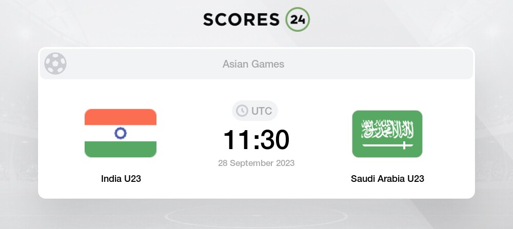 India U23 vs Saudi Arabia U23 Prediction and Picks today 28 September