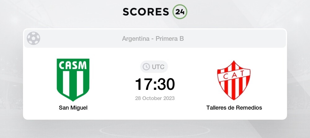 CA San Miguel vs Talleres Remedios Prediction, Odds & Betting Tips  10/28/2023