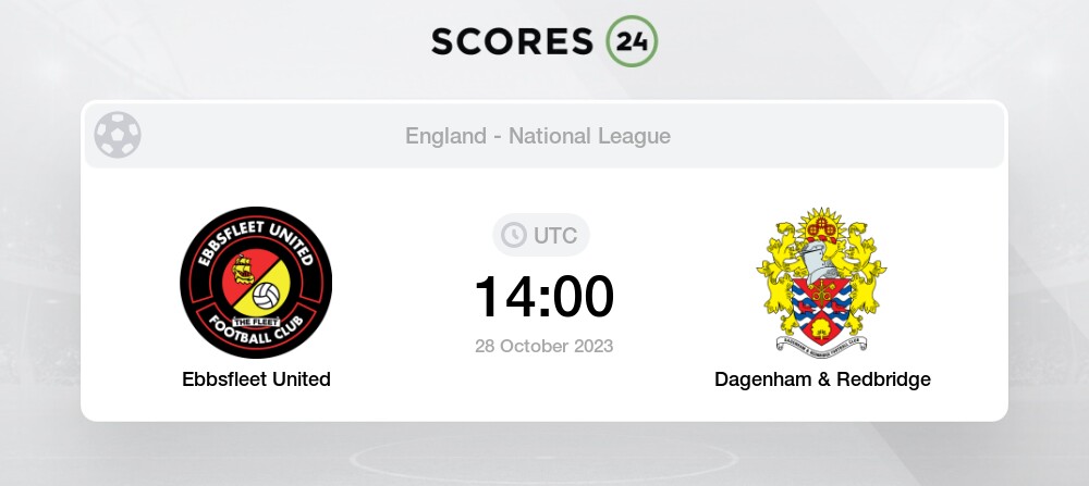 Ebbsfleet United vs Dag & Red Prediction, Odds & Betting Tips 10/28/2023