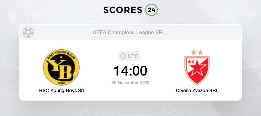 FK Crvena Zvezda SRL vs BSC Young Boys Srl Live Stream & Results 4/10/2023  13:00 Football
