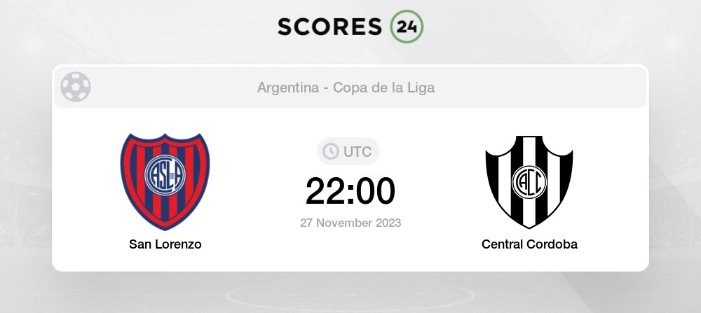 San Lorenzo vs Central Cordoba SDE» Predictions, Odds, Live Score & Stats