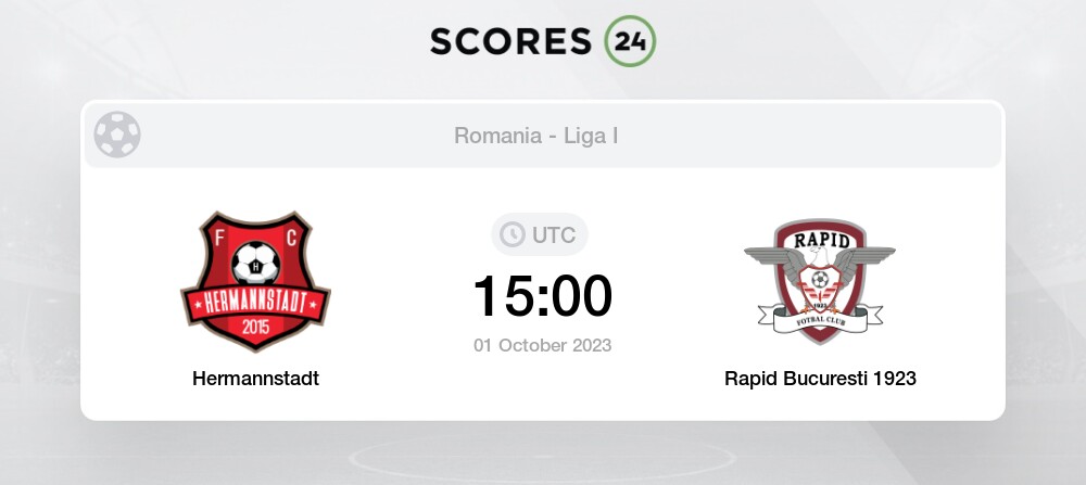 Liga I News: Hermannstadt vs Rapid Bucharest Confirmed Line-ups