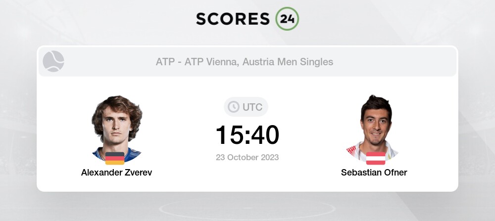 Alexander Zverev beats Sebastian Ofner in Vienna to win his 50th match of  the season - UBITENNIS