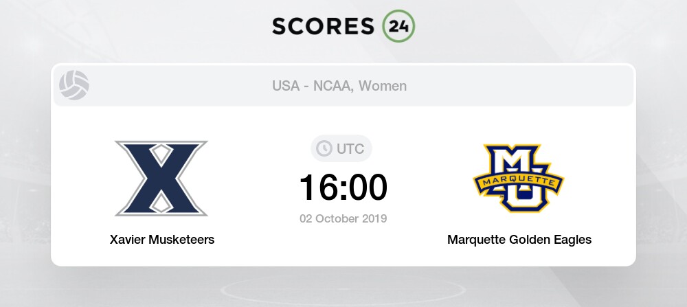 Xavier Musketeers Marquette Golden Eagles 2 October 2019