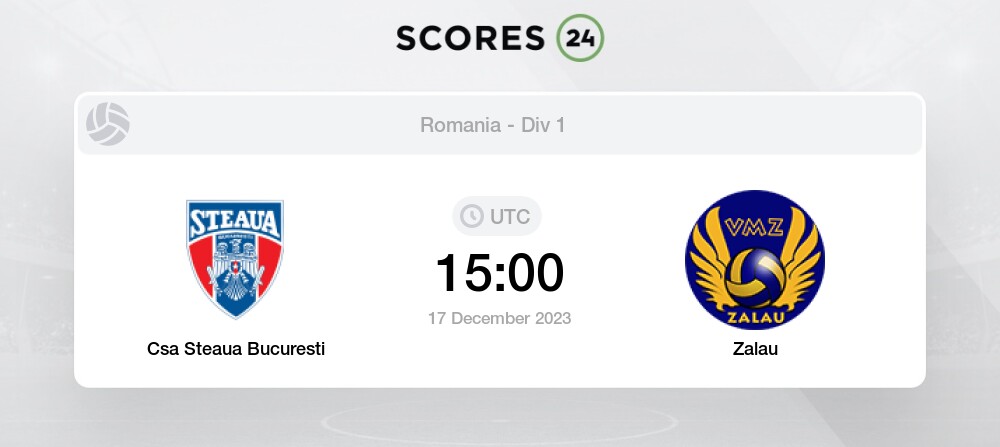 Steaua Bucuresti Resultados em Direto, Live Score, Agendados