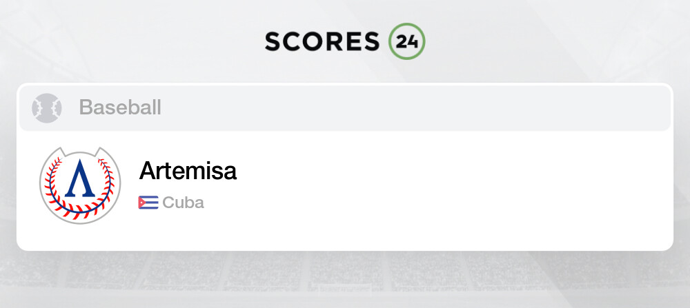 Artemisa live scores, results, fixtures