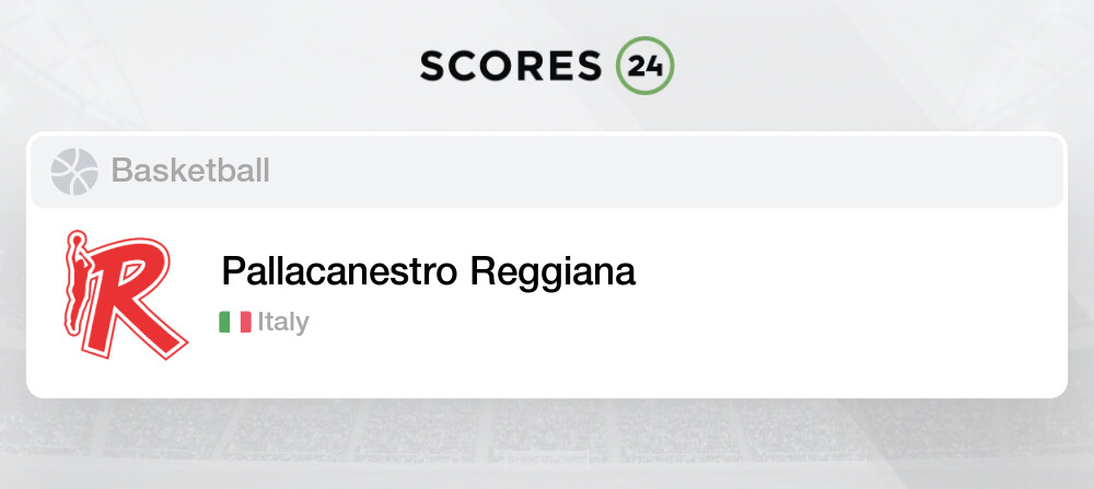 Pallacanestro Reggiana vs Umana Venezia 23/09/2023 18:00 Basketball Events  & Result