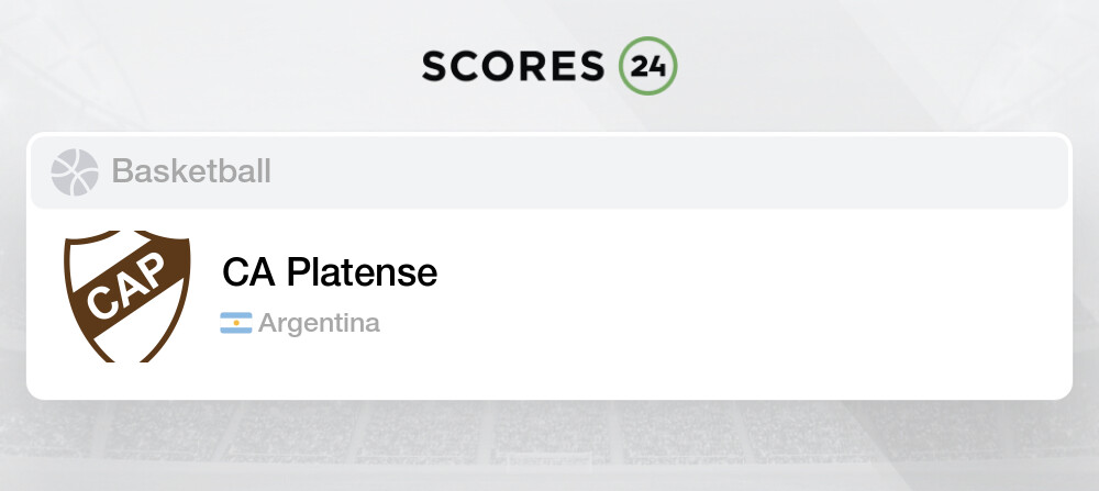 Platense Res. Table, Stats and Fixtures - Argentina