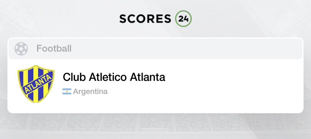 Atletico Atlanta vs Chaco For Ever teams information, statistics and results