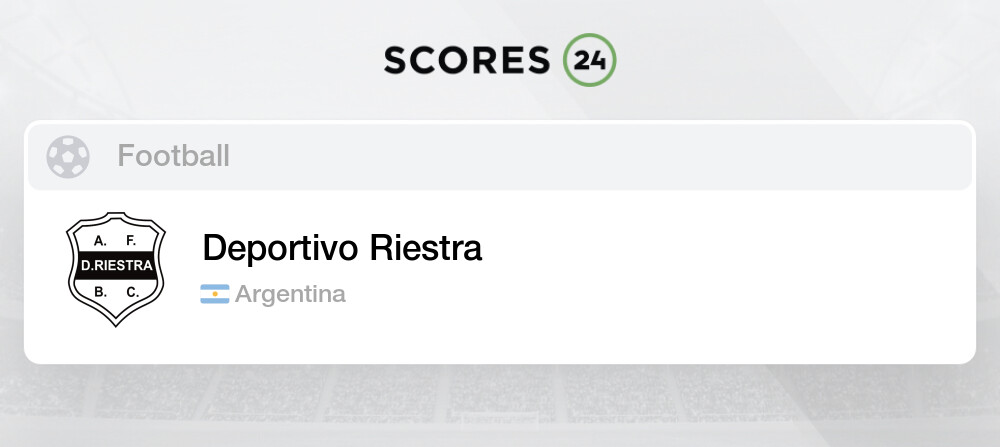 Deportivo Riestra Table, Stats and Fixtures - Argentina