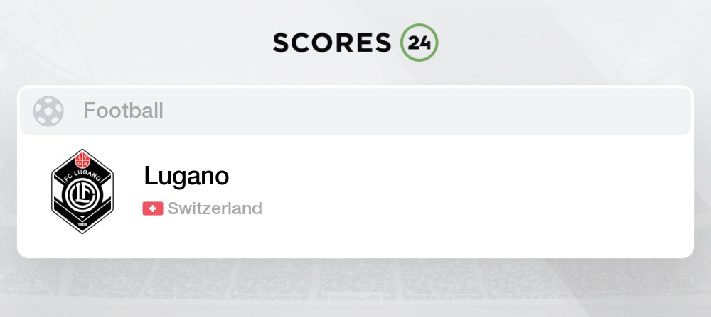 Switzerland - FC Lugano - Results, fixtures, squad, statistics