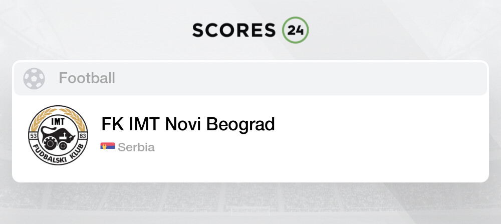 FK Imt Novi Beograd, FK Imt Novi Beograd, Visão Geral