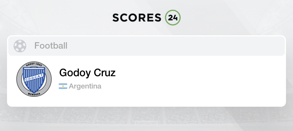 Godoy Cruz - Results & Live Scores