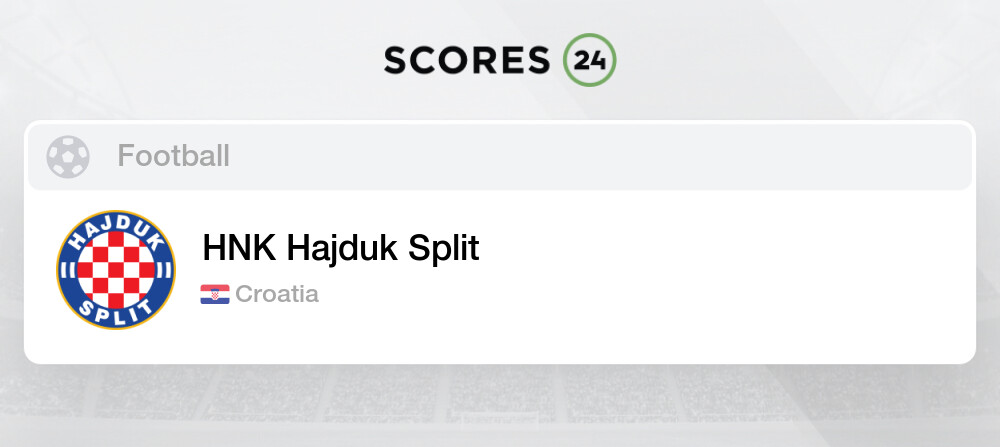 NK Osijek vs HNK Hajduk Split