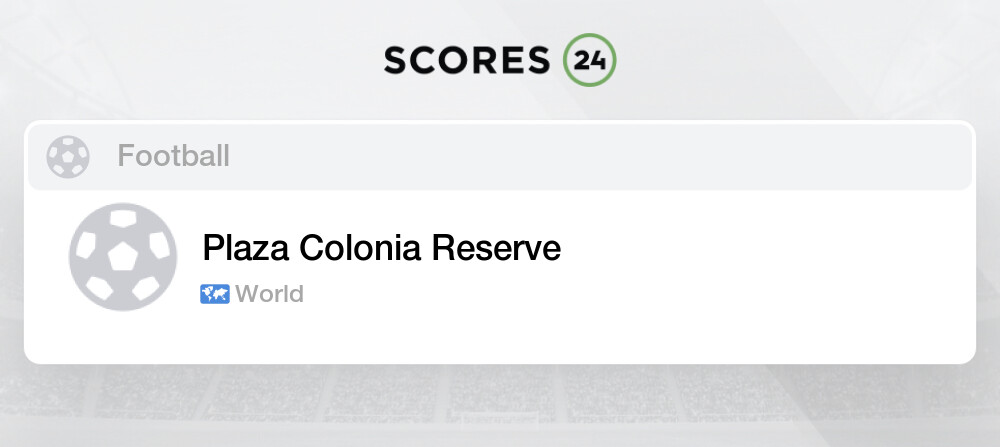 Plaza Colonia Reserves vs Racing Club Montevideo Reserves» Predictions,  Odds, Live Score & Stats