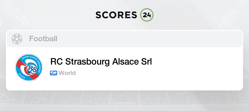 Football Abroad: Racing Club de Strasbourg Alsace v Vendée Luçon Football -  The Tilehurst End