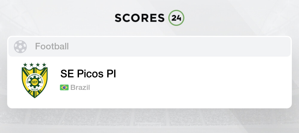 Picuiense PB Fixtures, Predictions, Schedule and Live Results Football  Brazil