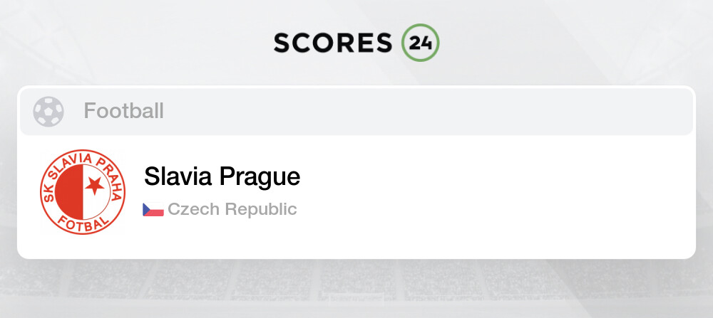 República Tcheca - SK Slavia Praha - Results, fixtures, squad