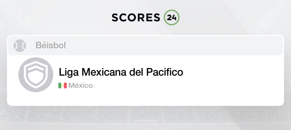 Liga Mexicana del Pacifico Pronósticos de Resultados de Partidos y
