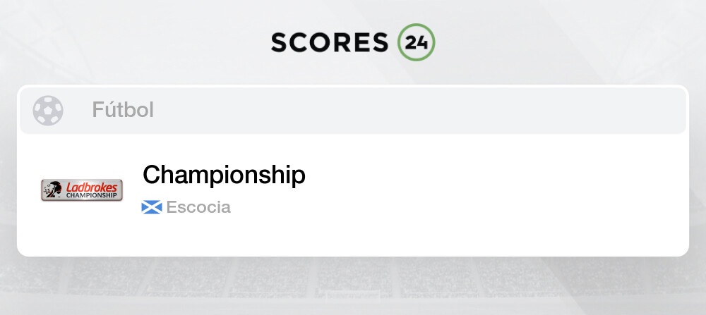 Ladbrokes Championship 2019/2020 :: Scottish Championship Escócia