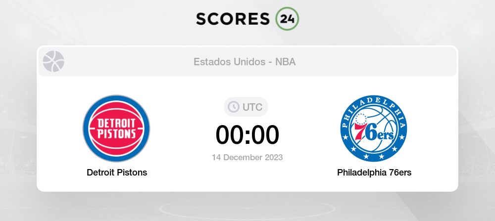 14 12 2023 Detroit Pistons Philadelphia 76ers 