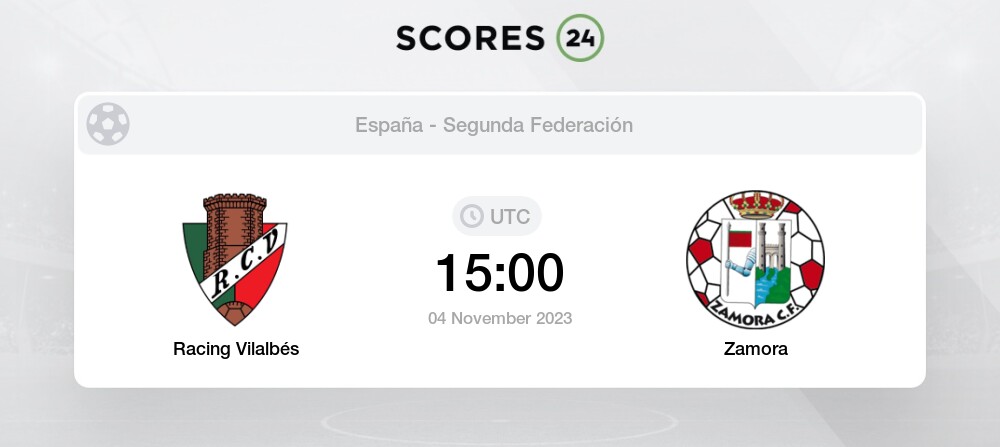 El Racing C. Villalbés y el Zamora se reparten los puntos en un partido sin  goles (0-0)