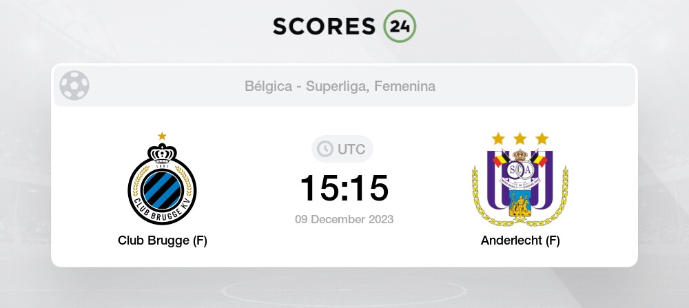 Club Brugge Féminin vs Anderlecht live score, H2H and lineups