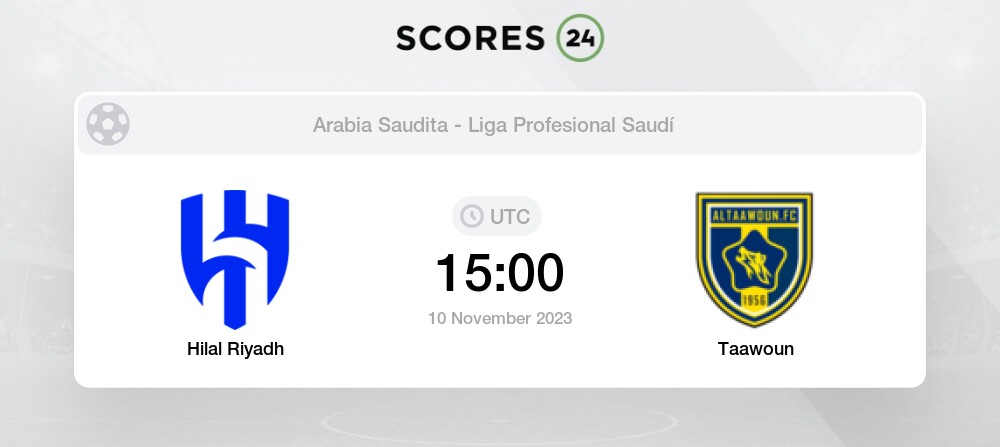 F Tbol Hilal Riyadh Vs Taawoun Pron Stico Hoy