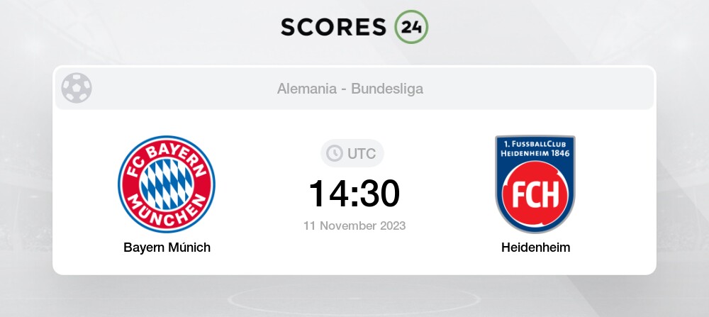 Fútbol Bayern Múnich Vs Heidenheim 11/11/2023