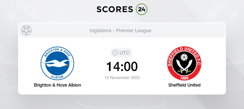 Fútbol Brighton & Hove Albion Vs Sheffield United Pronóstico 12/11/2023 Hoy